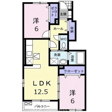 サンセレーノ　Ⅱの物件間取画像